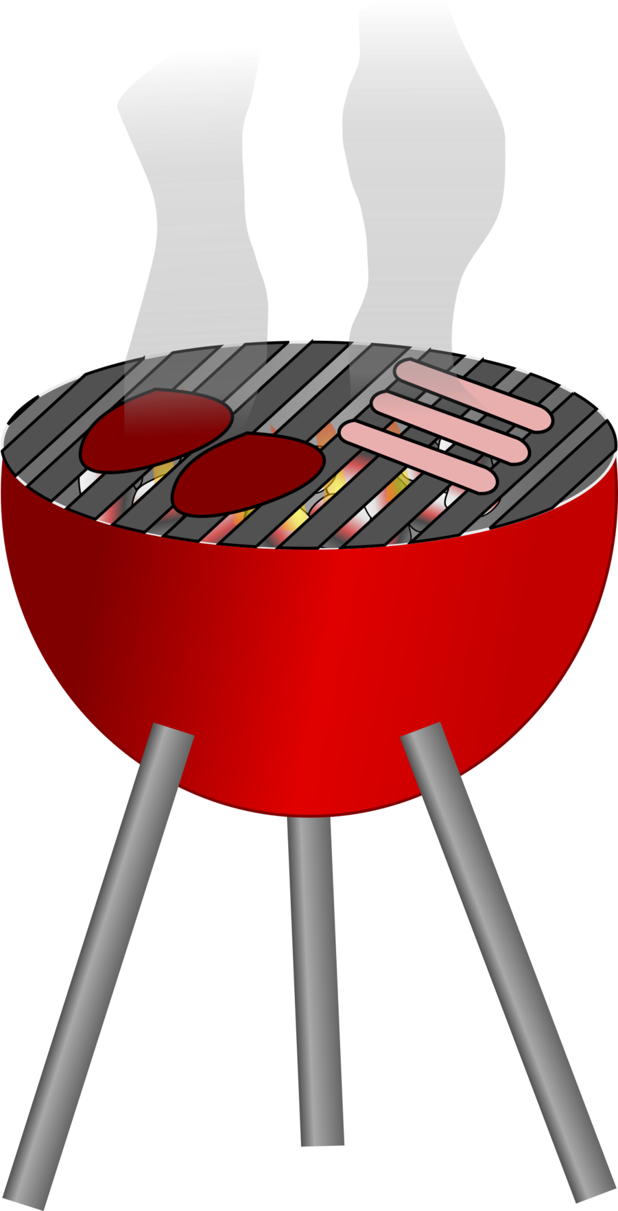 Related Pictures Bbq Summer Clipart - Bbq Grill Clip Art - Png Download (404x800), Png Download