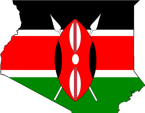 Map Flag Clipart Music - Transparent Kenya Flag Png (640x480), Png Download