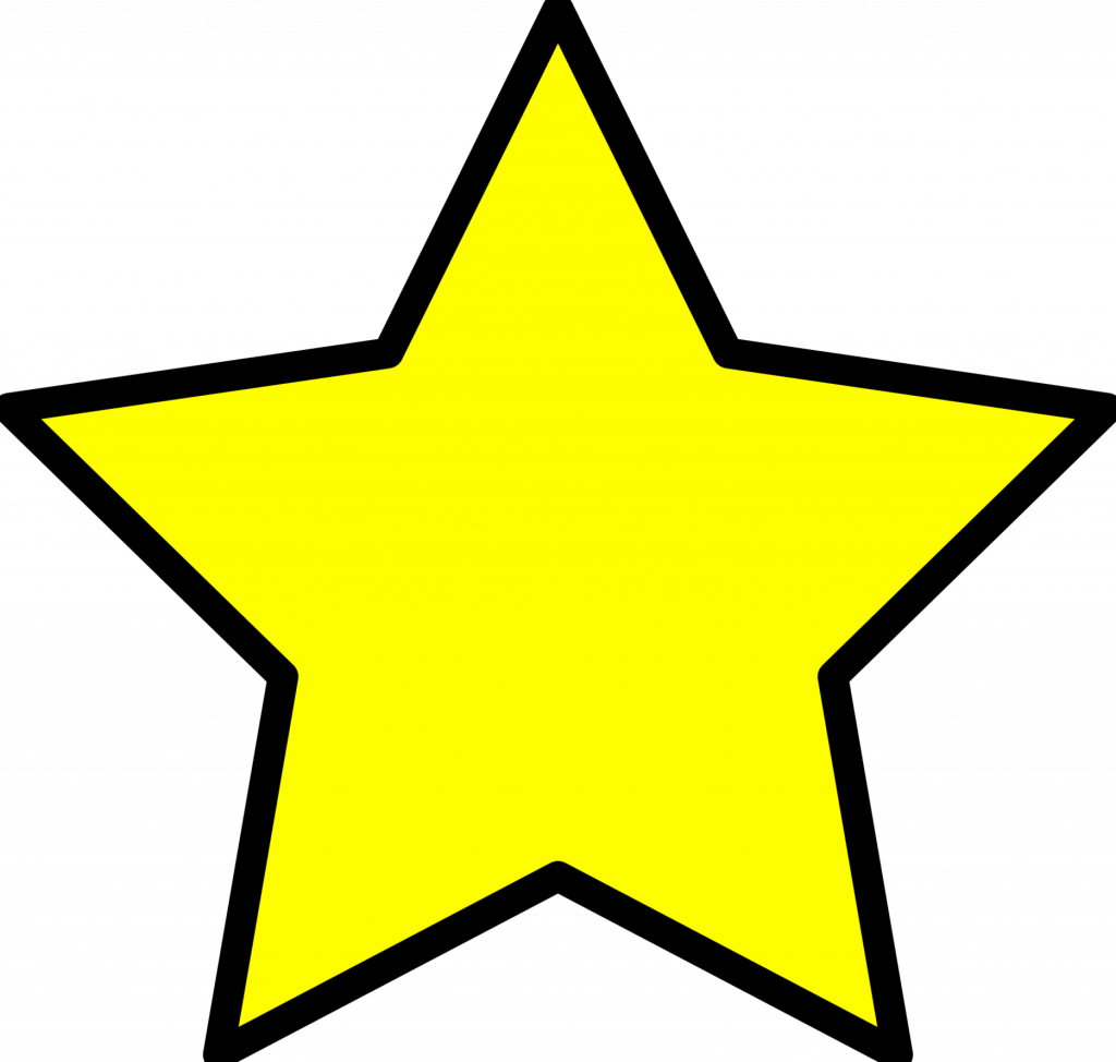 Christmas ~ Christmas Star Clip Art Library Amazing - Yellow Star - Png Download (1024x974), Png Download