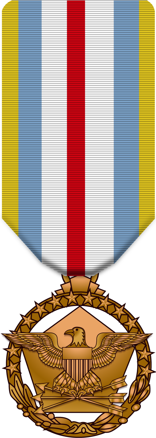 Defense Superior Service Military Medal - Medal Clipart (504x1421), Png Download