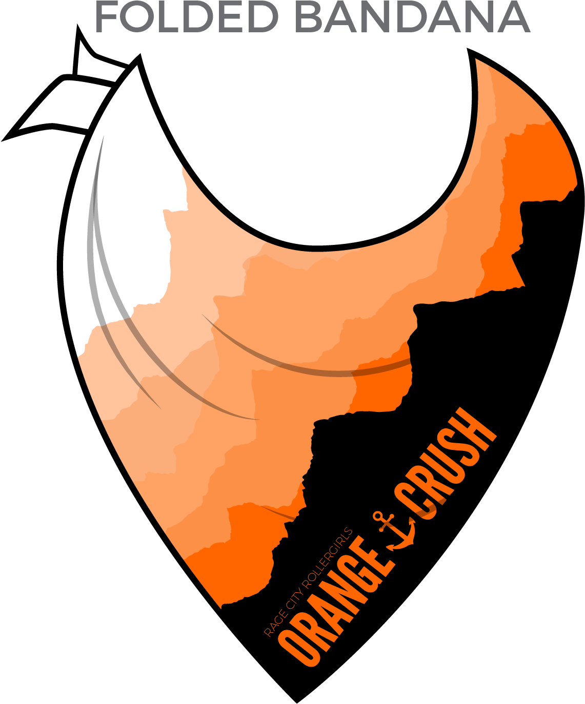 Bandana Clipart Orange Bandana - Bandana Around Neck Drawing - Png Download (1500x1500), Png Download