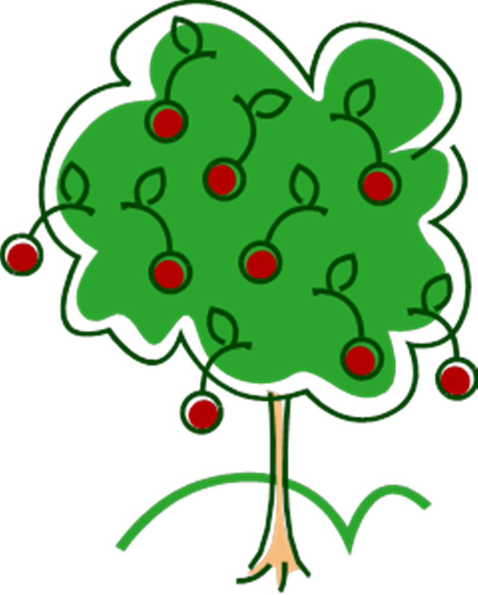 Apple Tree - Cherry Tree Clipart Free - Png Download (960x1196), Png Download