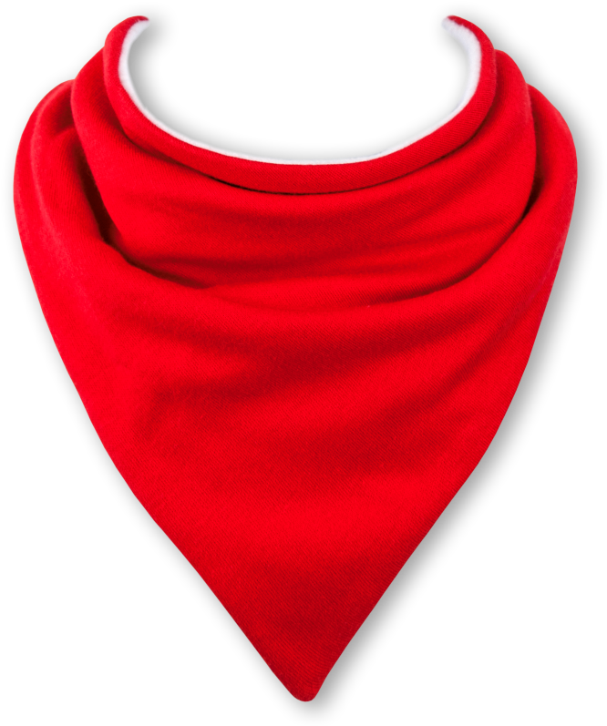 Transparent Bandana Neck Clip Art Free Library - Baby Bandana Bib In Sports Car Red - Png Download (800x800), Png Download