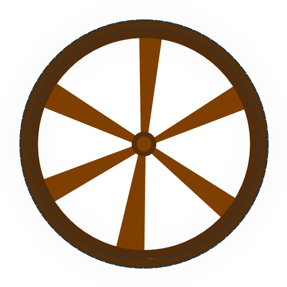 Wagon Wheel Cliparts - Diagram Of A Telegraph - Png Download (600x600), Png Download