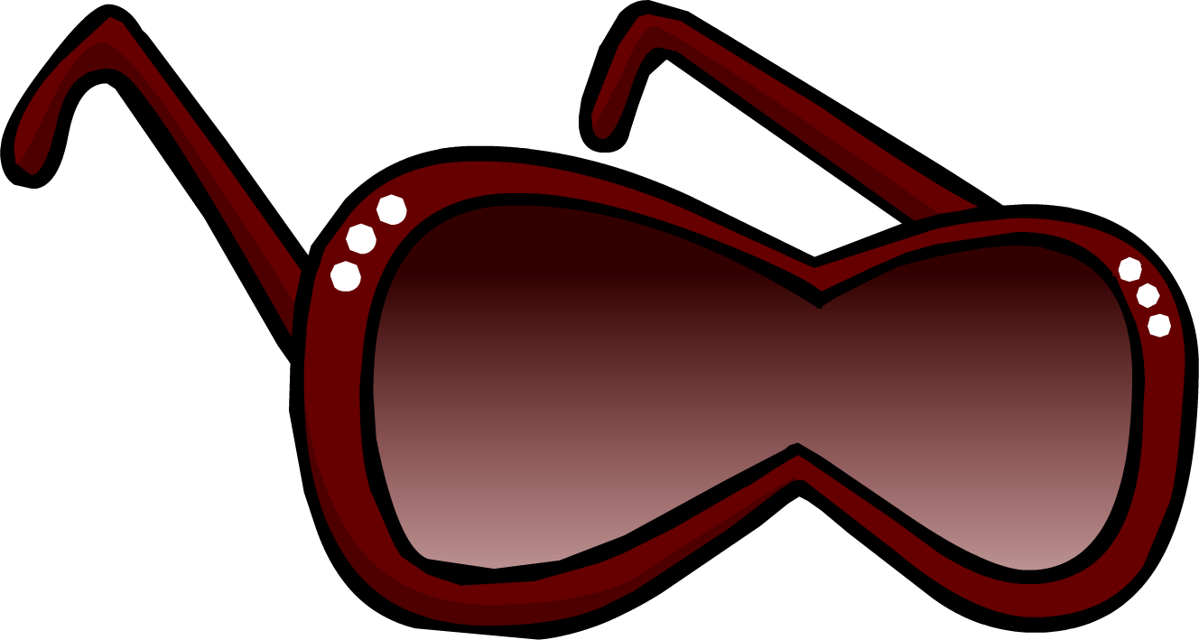 Goggles Clipart Club Penguin - Club Penguin Diva Shades - Png Download (1328x709), Png Download