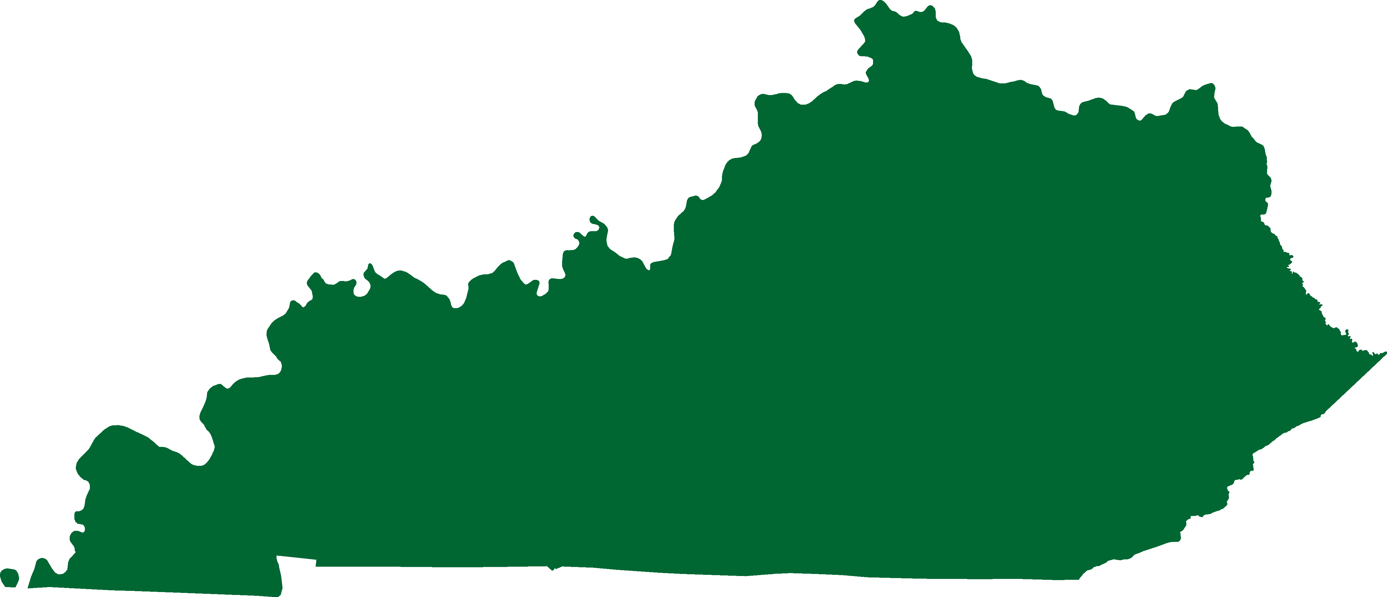Kentucky Mental Health - Louisville On Kentucky Map Clipart (4755x2048), Png Download