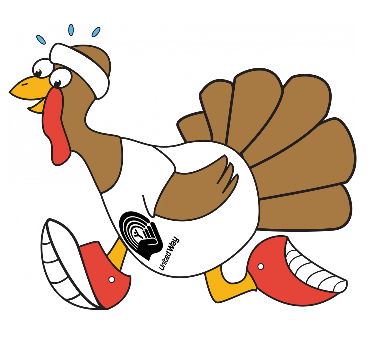 Start Thanksgiving Day Off On The Right Foot At The - Turkey Trot 2018 Transparent Background Clipart (1200x1160), Png Download