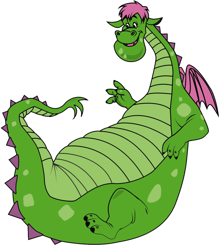 Dragon Image Clip Art - Elliott Le Dragon Png Transparent Png (750x843), Png Download