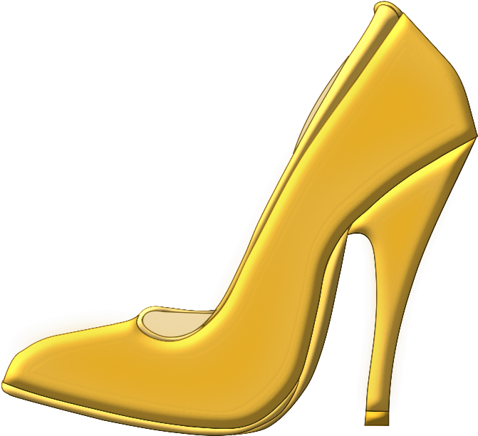 Black - Golden Shoe Clipart - Png Download (800x701), Png Download