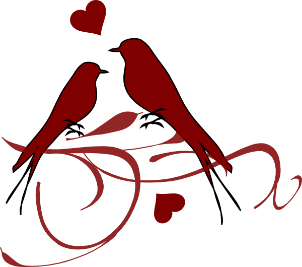 Purple Border Love Png Clipart (600x530), Png Download