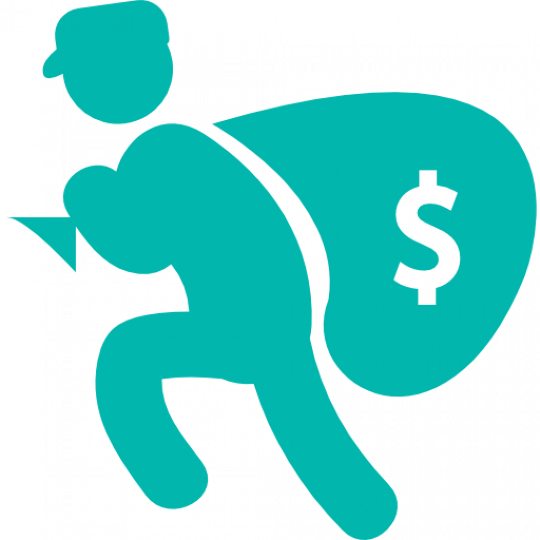 Crime Clipart Criminal Lawyer - Icono Robo Png Transparent Png (1060x1060), Png Download