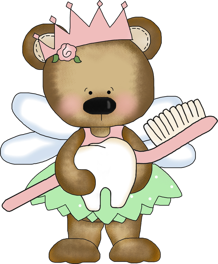 Plaque Clipart Placard - Tooth Fairy Bear Clipart - Png Download (900x1088), Png Download