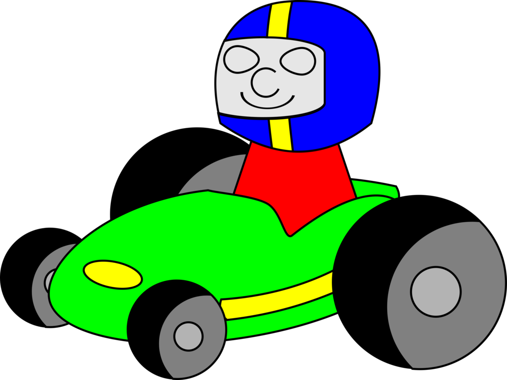 Draw A Go Kart Easy Clipart (800x599), Png Download