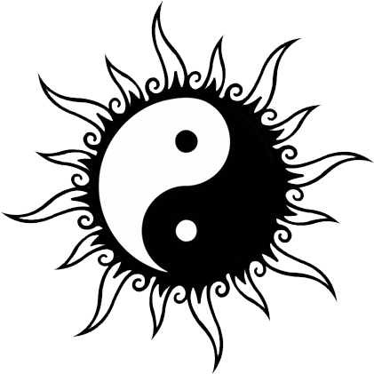 Yin-yang Tattoos Png Clipart - Tattoo On Neck Png Transparent Png (650x500), Png Download