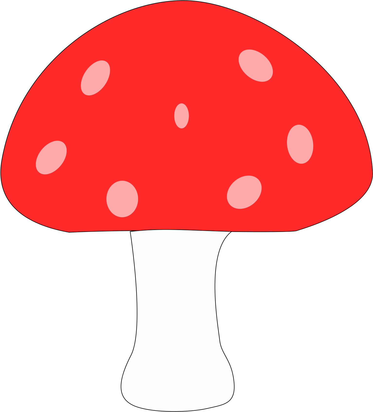 Mushroom Clip Art Clipart Photo - Clip Art - Png Download (566x619), Png Download