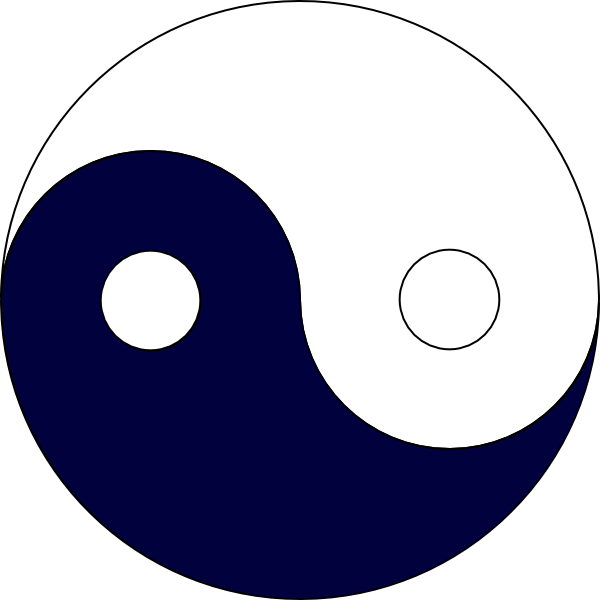 Yin And Yang Clipart (600x600), Png Download