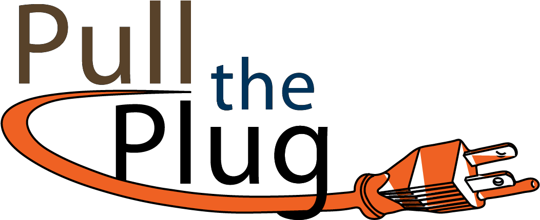 Recycling Guthrie County Rec Pull The Plug - Pull The Plug Logo Clipart (1074x453), Png Download