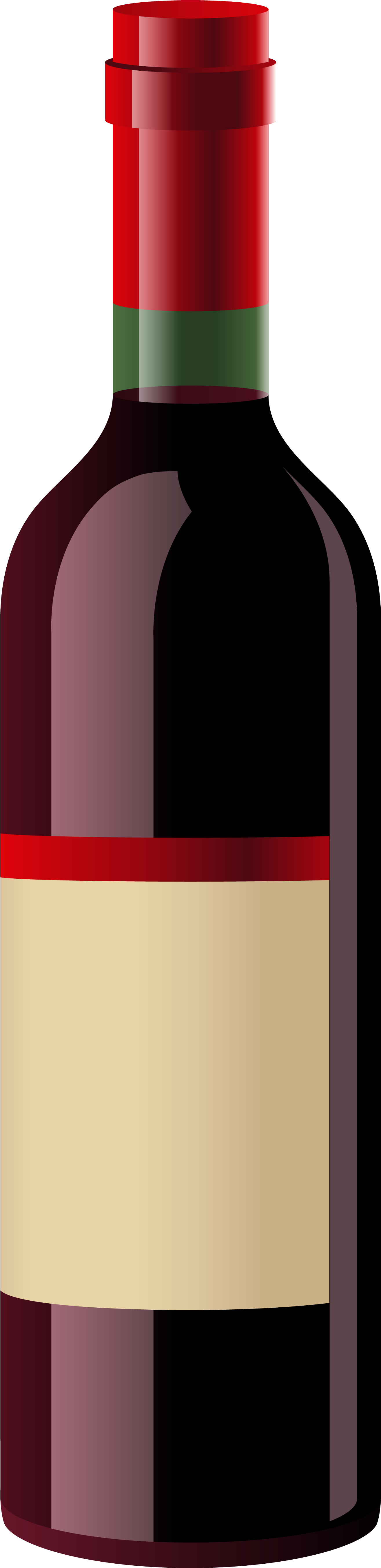 Red Wine Bottle Png Clipart - Clip Art Red Wine Bottle Png Transparent Png (1622x5636), Png Download