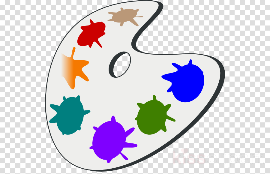 Download Yin And Yang Transparent Clipart Palette Clip - Paleta De Cores Aquarela - Png Download (900x580), Png Download