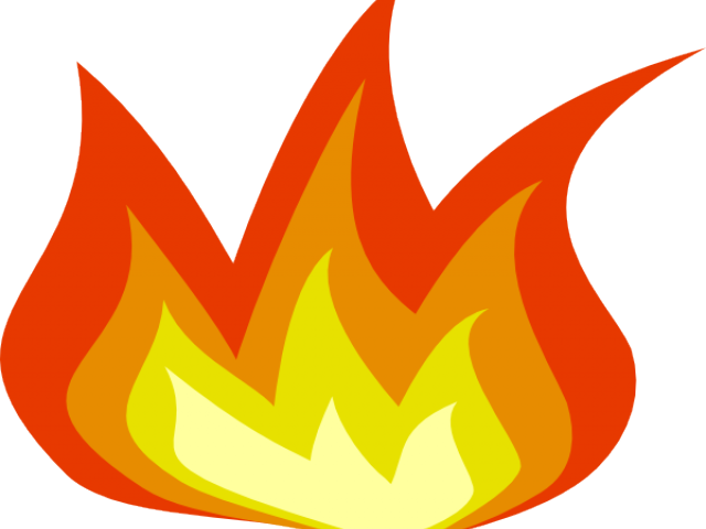 Flames Clipart Small Flame - Flames Clip Art - Png Download (640x480), Png Download