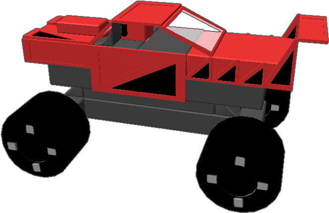 Monster Jam Custom - Toy Vehicle Clipart (768x768), Png Download