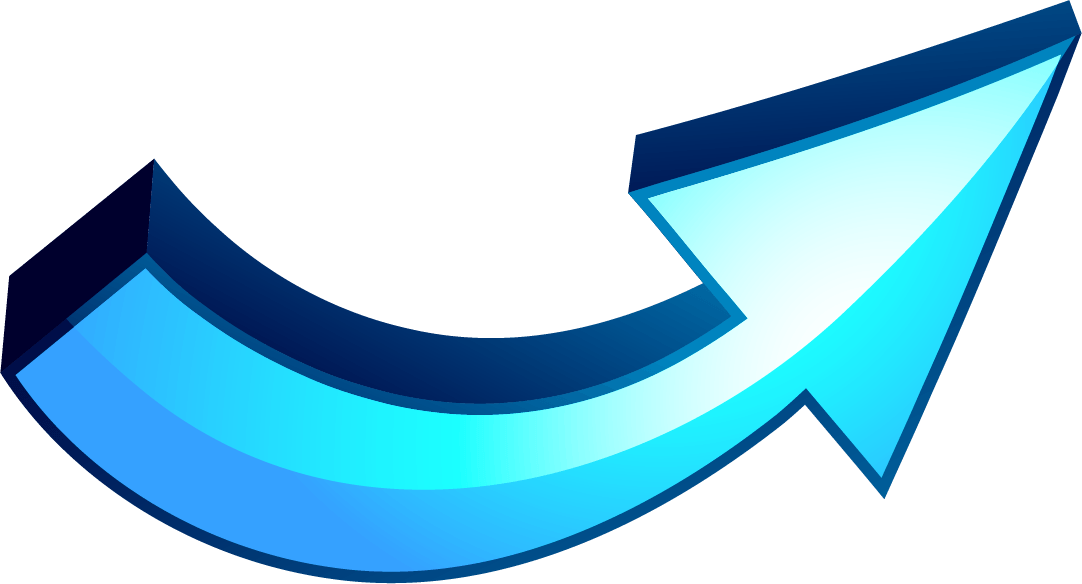 We Do Our Best To Bring You The Highest Quality Arrow - Clipart Arrows Blue - Png Download (1082x584), Png Download