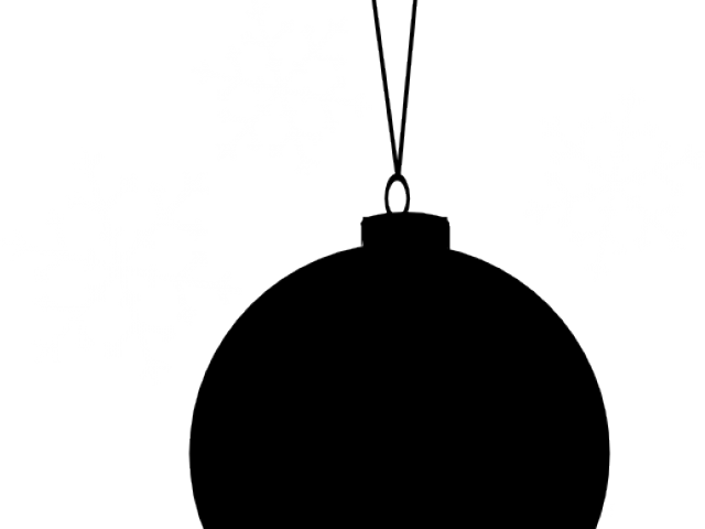Silhouettes Clipart Ornament - Sphere - Png Download (640x480), Png Download