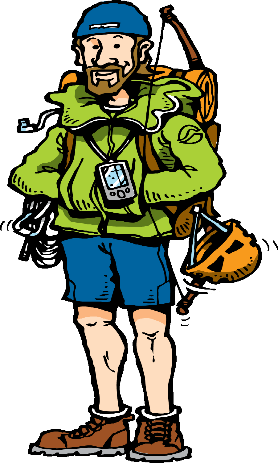 Leisure Clipart Outdoor Activity - Cartoon - Png Download (902x1500), Png Download