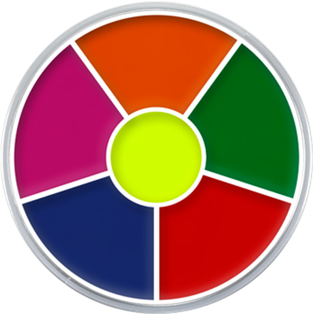 Cream Color Circle Uv - Kryolan Cream Color Circle - Burn & Injury Clipart (800x800), Png Download