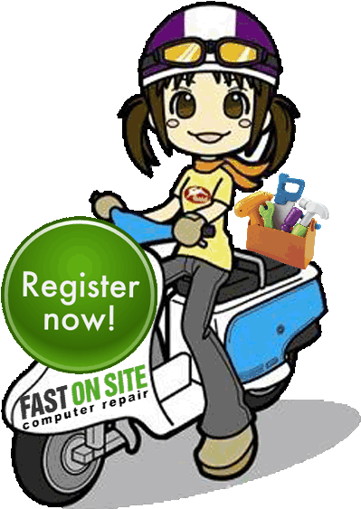 ลงทะเบียนซ่อมนอกสถานที่ - Pinky Street Clipart (544x607), Png Download