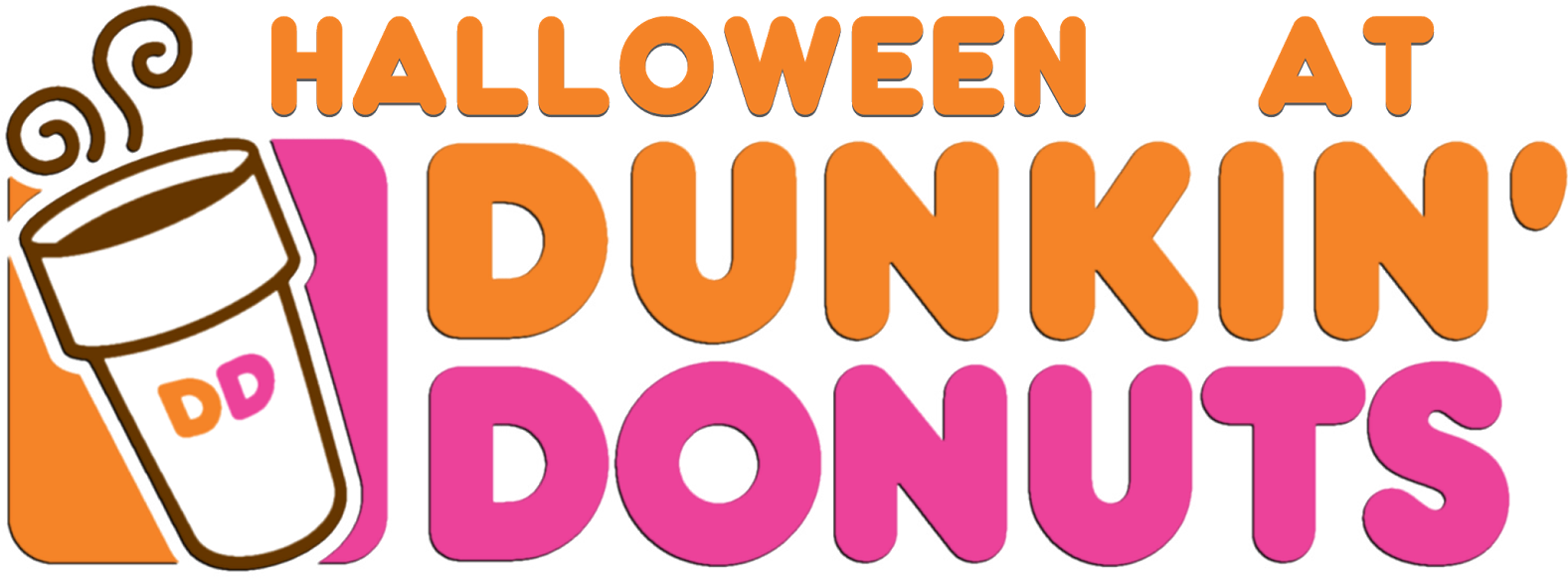 Dunkin Donuts Clipart Dad Clipart - Dunkin Donuts Logo 2018 - Png Download (1600x598), Png Download