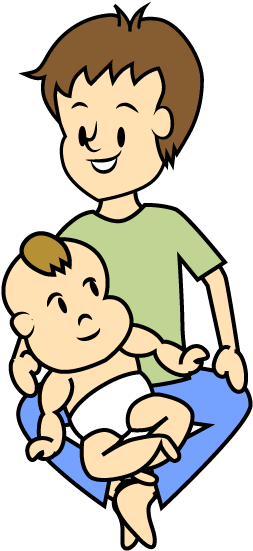 Dad Clipart Cute - Father - Png Download (640x640), Png Download