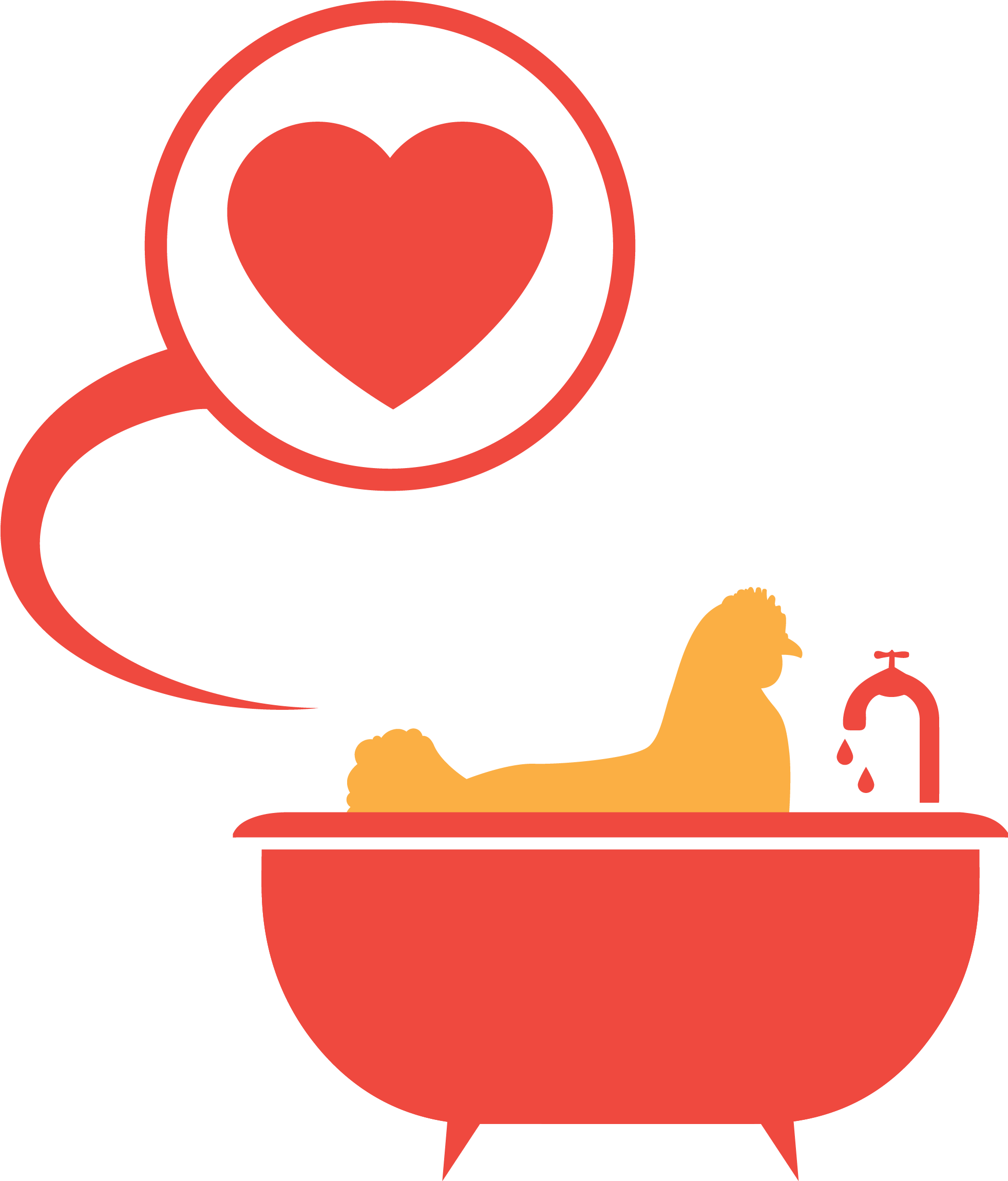 Les Gusta Bañarse Clipart (2500x2500), Png Download