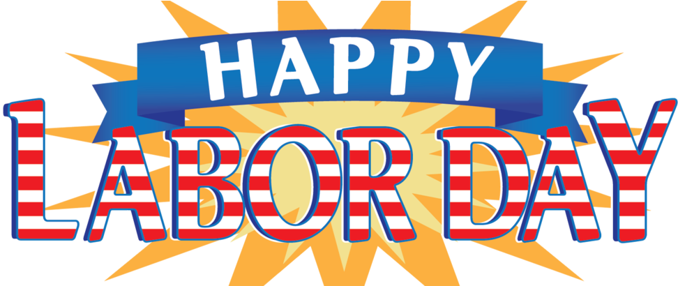Happy Labor Day 2018 Clipart (1180x409), Png Download