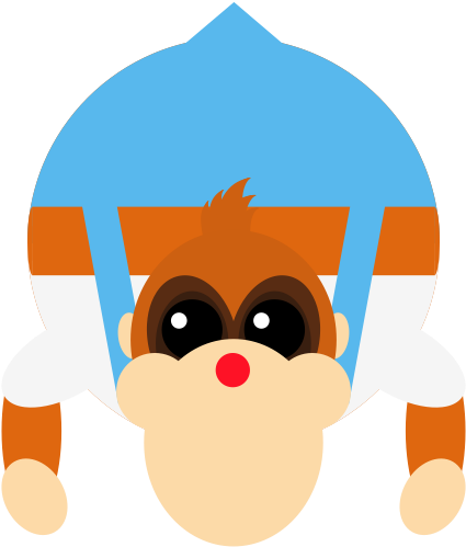 This Kong Has A Funny Face - Cartoon Clipart (560x560), Png Download
