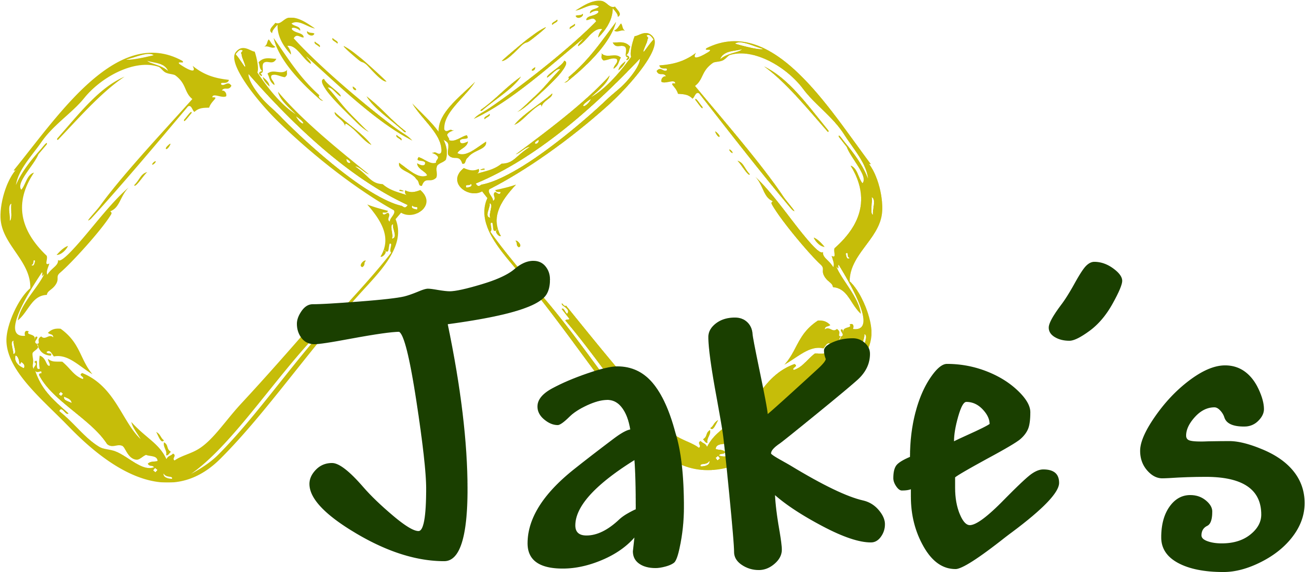 Jake's Eats - Shark Attack Square Gift Stickers Clipart (2645x1202), Png Download