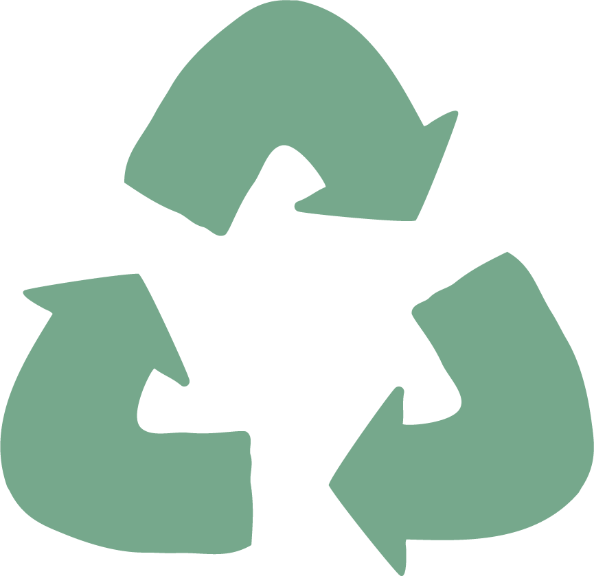 Reduce, Reuse And Recycle - Biodegradable And Nonbiodegradable Logo Clipart (865x839), Png Download