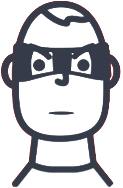 Robber-large Clipart (1080x638), Png Download