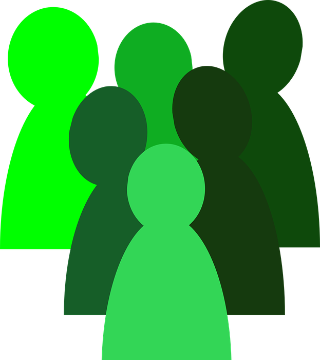 People, Group, Crowd Clipart (623x700), Png Download