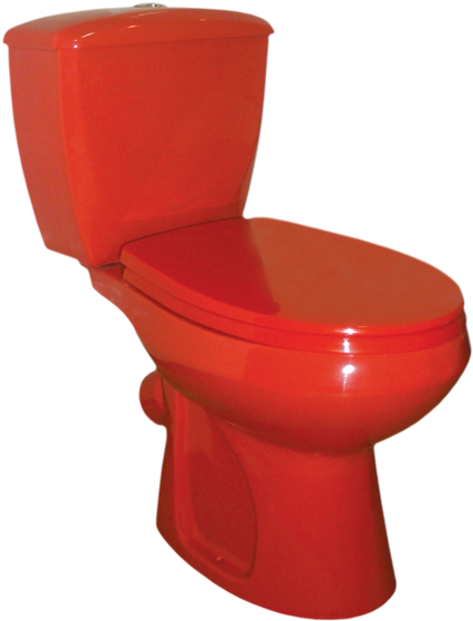 Toilet Png - Red Toilet Png Clipart (800x600), Png Download