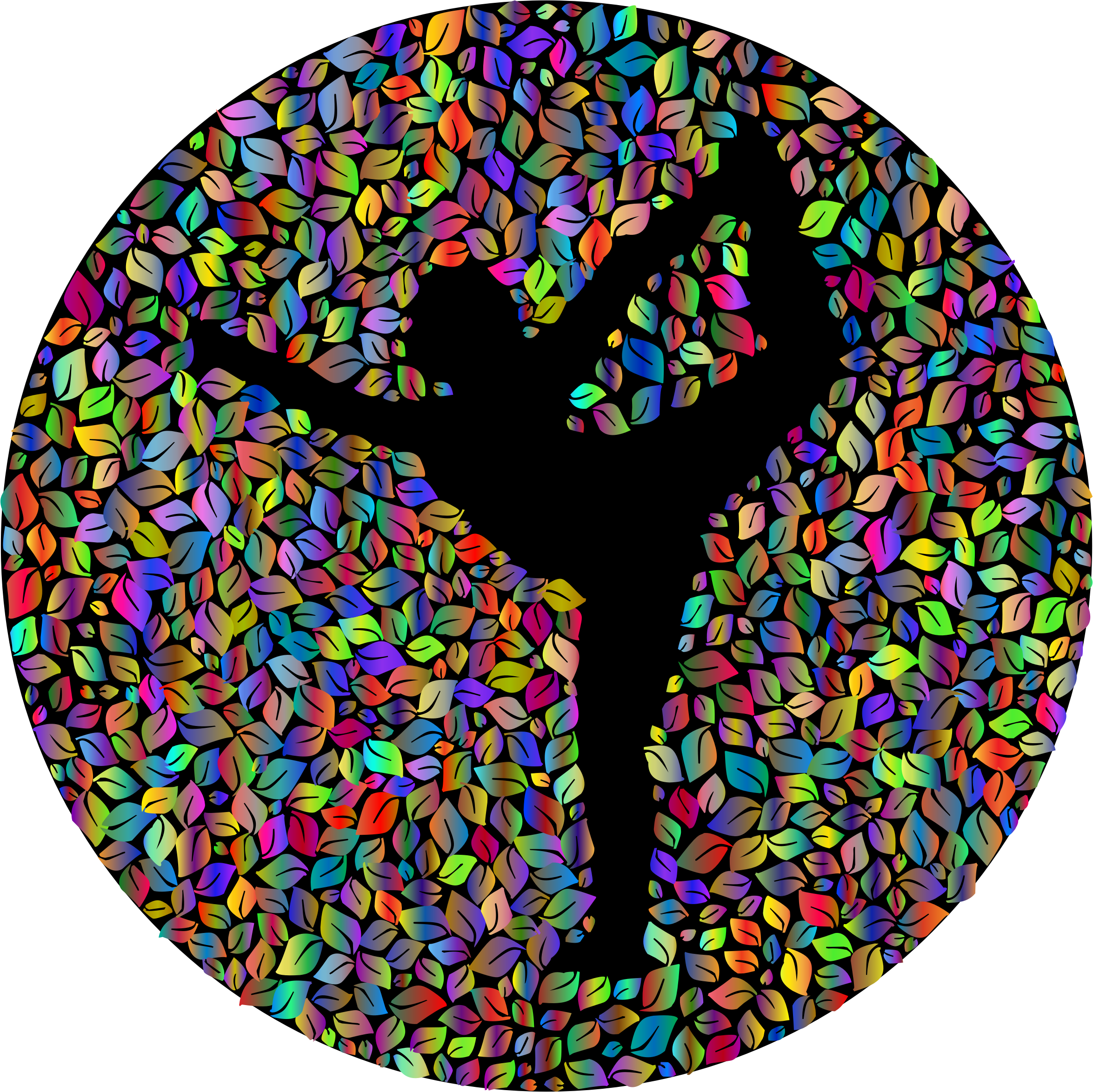 Big Image - Stained Glass Clipart (2350x2348), Png Download