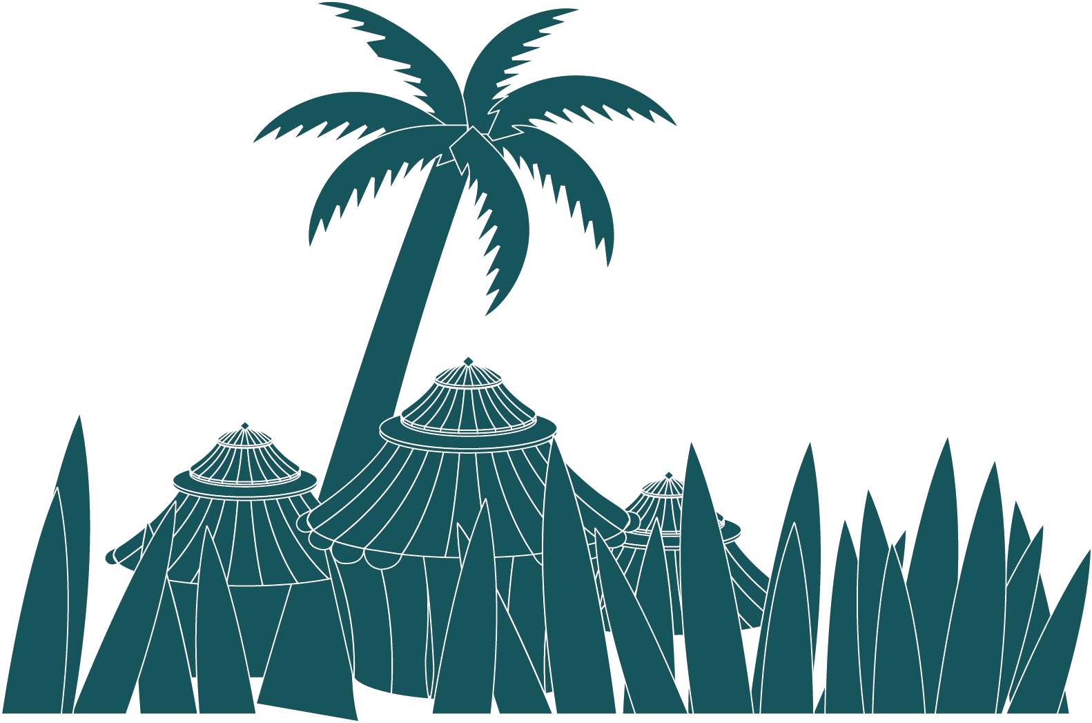 Live Dosa Keralan Street Food - Silhouette Clipart (1582x1047), Png Download