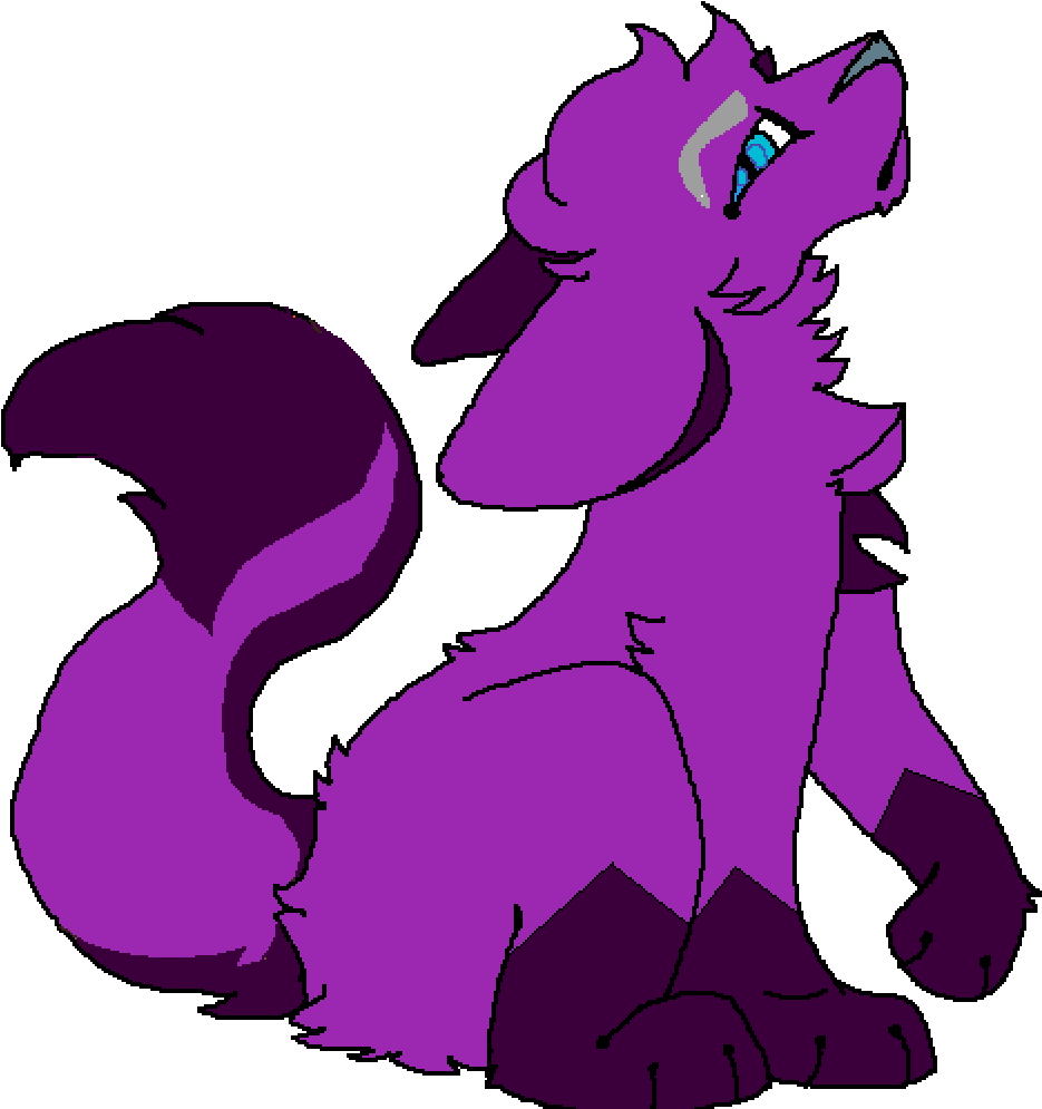 Wolf Howling - Cartoon Clipart (1000x1000), Png Download