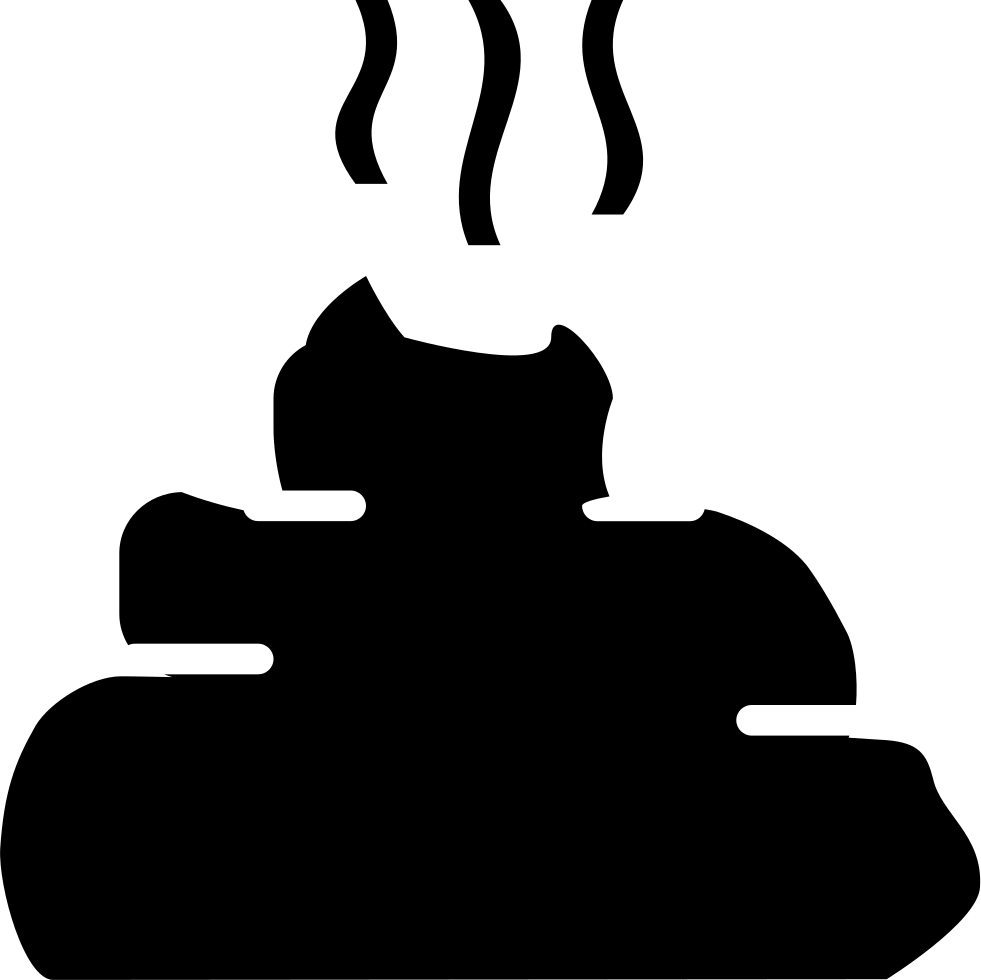 Clip Art Transparent Poop Svg Silhouette - Portable Network Graphics - Png Download (981x980), Png Download