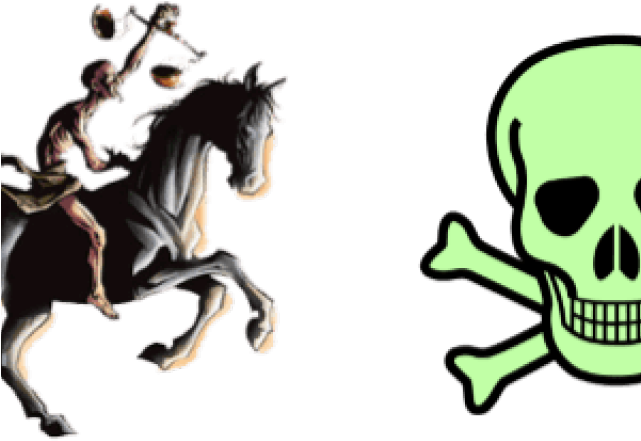 Famine Clipart Lack Food - Skull And Crossbones Throw Blanket - Png Download (640x480), Png Download