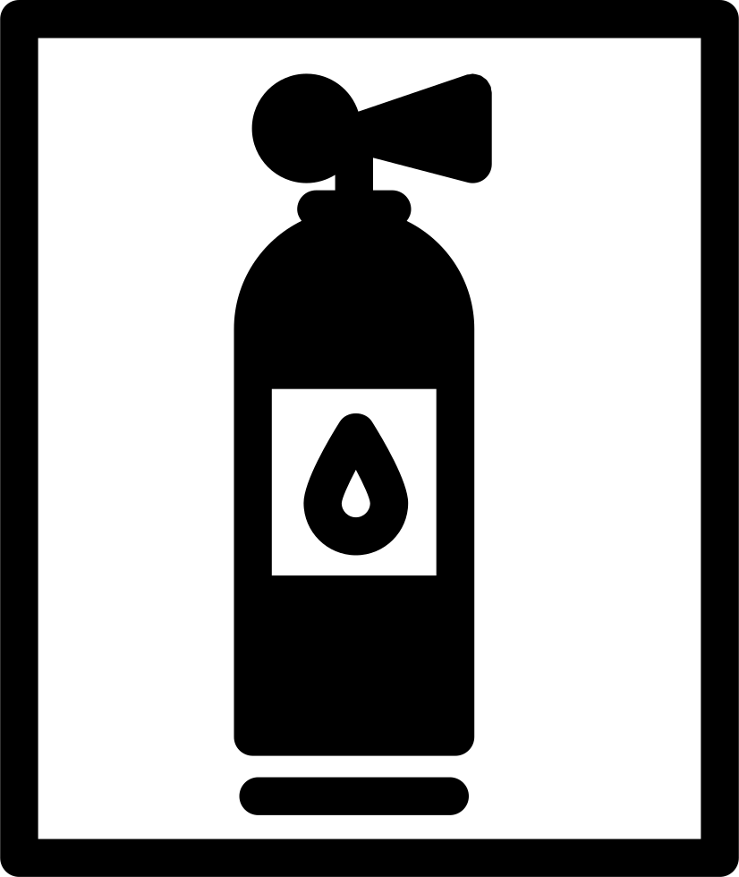 Extinguisher Security Tool For Fire Comments - Fire Extinguisher Clipart (826x980), Png Download