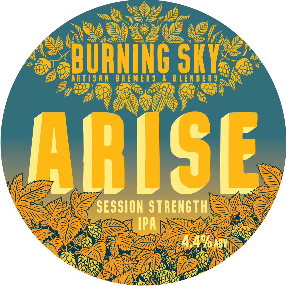 Our Beers - Burning Sky Saison Lete Clipart (1000x1000), Png Download