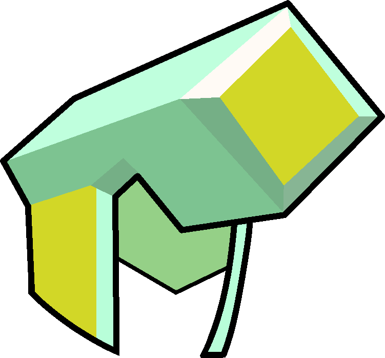 Jasper Helmet Green Light Palette 😸 - Steven Universe Jasper Helmet Clipart (751x698), Png Download