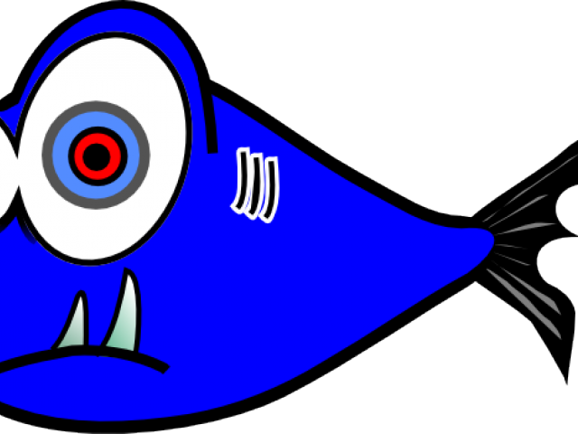 Blue Fish Cliparts - Clip Art - Png Download (640x480), Png Download