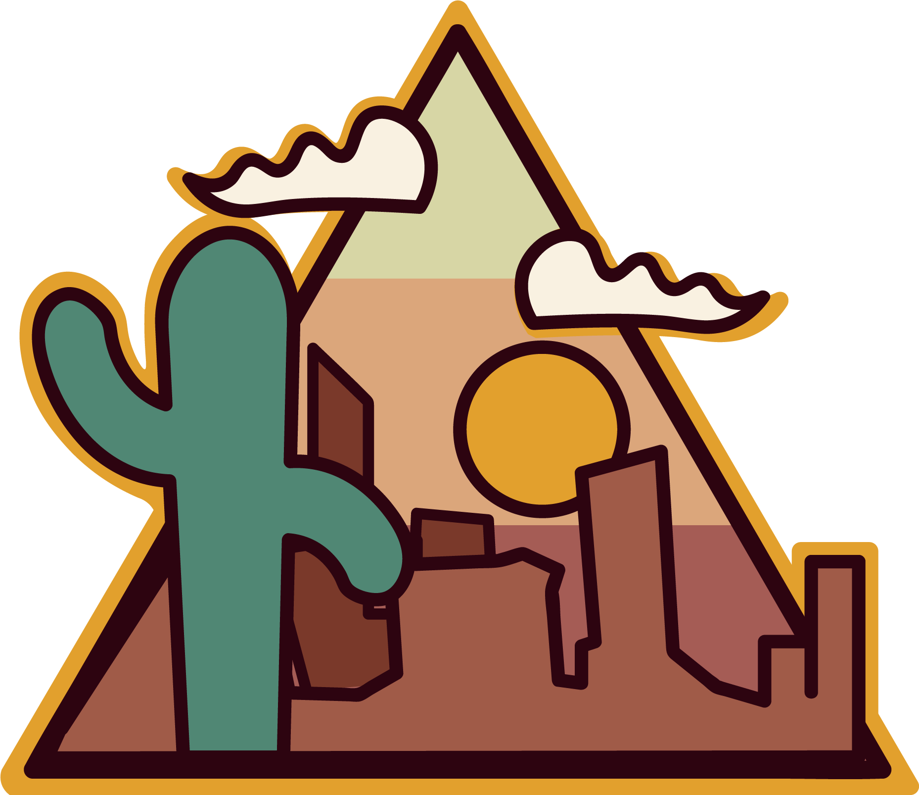 Cactus Clipart (1858x1606), Png Download